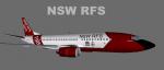 FSX/P3D 737-300W "Fireliner" NSW RFS Textures