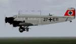 Junkers
                  Ju-52/3m ge Luftwaffe prewar colors FS2000 only,
