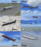 FSX MS Virtual Airline Texture Package for MD-83