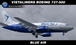 FSX/P3D/FS2004 Blue Air Boeing 737-500 Textures
