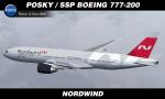 FSX/P3D/FS2004 Boeing 777-200 Nordwind Airlines Textures