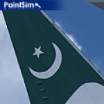 FS2004/FSX SMS Overland Boeing 777-200LR Pakistan Airliens Textures