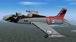 FS2004
                  Aermacchi MB326H 30th Anniversary Special A7-022 RAAF Textures
                  only
