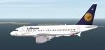 FS2000
                  Lufthansa Airbus A318