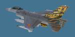 FS2004
                  F-16 Viper Belgian Airforce 31 Tigers 2005 Textures only