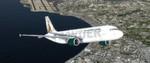 FSX/P3D >3 & 4 Airbus 320-200 Frontier Airlines 'Cougar' theme package