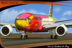 Boeing 777-200 v2 Continental Airlines edition "Peter Max"