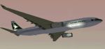 FS2000
                  Cathay Pacific Airbus A330-300