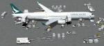 FSX Cathay Pacific Airbus A350-1000 AGS-4G