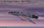 F-100 Super Sabre Col James F. Hackler