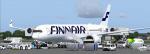 FS2004 Finnair Airbus A350-900 