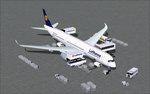 FS2004 Lufthansa Airbus A350-900 V5