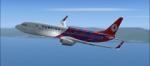FSX/FS2004 Turkish Airlines Boeing B737-8F2 TC-JGY Barcelona Livery