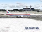FS2004 United Airlines Rainbow Colors Texture for Boeing 777-300