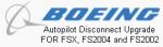 FSX/FS2004/FS2002 Boeing Aircraft Autopilot Disconnect Sound Upgrade