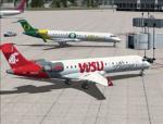 FSX Bombardier CRJ-700 Horizon Air Textures Pack & Traffic