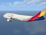 FSX Boeing 747-400 Asiana Airlines Textures