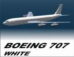 FSX/FS9                   Boeing 707 300-400 Passenger Blank White Textures Kit.