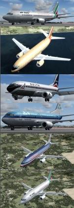 FSX/P3D 3.4 Native Boeing 737-300 Multi Package 3