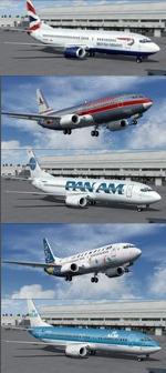 FSX/P3D  Native Boeing 737-400 Multi Package 2 v2