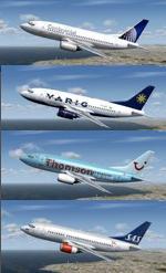 FSX/P3D  Native Boeing 737-500 Multi Package 2 updated 