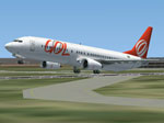 FS2002
                  Repainted default 737-400 in GOL - Brasil textures only