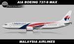 AIA Boeing 737 Max 9 Malaysia Airlines  Textures