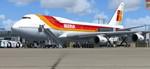 Boeing 747-467 Iberia package with enhanced VC.
