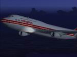 FS2004
                  Malaysia Airlines Old Colors Boeing 747-400 Logo Update 