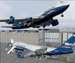 FSX/P3D  Boeing 747-400F Silk Way Package