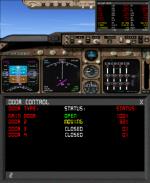 FS9 / FSX Fuel Data and Door Control Gauge.