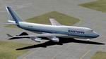 Repaint
                  textures of FS2002 default Boeing 747_400 in Eastern Airlines
                  Colors