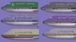 FS2002 Default Boeing 747-400 Replacement Textures Figuring Typical Passenger and Cargo Airlines Worldwide