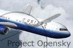 FS2004
                    Project Opensky V4 Boeing 767-322ER United Airlines NC
