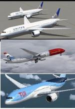 Boeing 787-9 Multi Livery Package