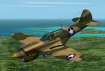 CFS2
            P-40E Warhawk #43 from the 8th Fighter Fighter Squadron of the 49th
            Fighter group.