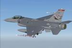 FS2004                   USAF F-16CG Fighting Falcon 125th FS/138th FW 90-0738 'High                   Viz' Textures Only