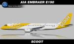 FSX/FS2004 AIA Embraer E190 Scoot Airlines Textures