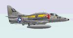 Repaint
                  of Denis da Silva's A-4 Skyhawk "Falcoes do Mar"