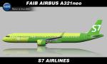 FAIB Airbus A321neo S7 Airlines  Textures
