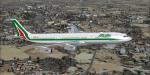 FSX Airbus A340-313 Alitalia Package with 3 New Textures 