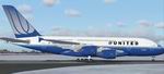 FS2004
                  Airbus A380-800 United Airlines New Colors.
