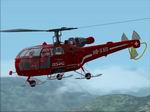 FS2002
                  Helicopter Alouette 3 HB-XNS Bohag, Switzerland. 