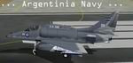 
                  A4/TA4 Skyhawk 2 Argentine Navy with panel & Sound 