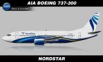 AI Ardvark Boeing 737-300 Nordstar Textures