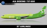 FS2004/FSX Boeing 737-800 S7 Airlines  Textures