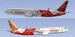 FSX Air India Express Boeing 737-800 Textures