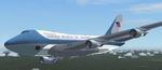 FS2004                  Boeing 747-SP Air Force One Textures only,