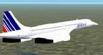 Air
                  France textures for default FS2000 Concorde