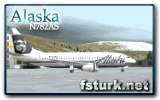 FS2000
                  Alaska Airlines Boeing 737-4Q8